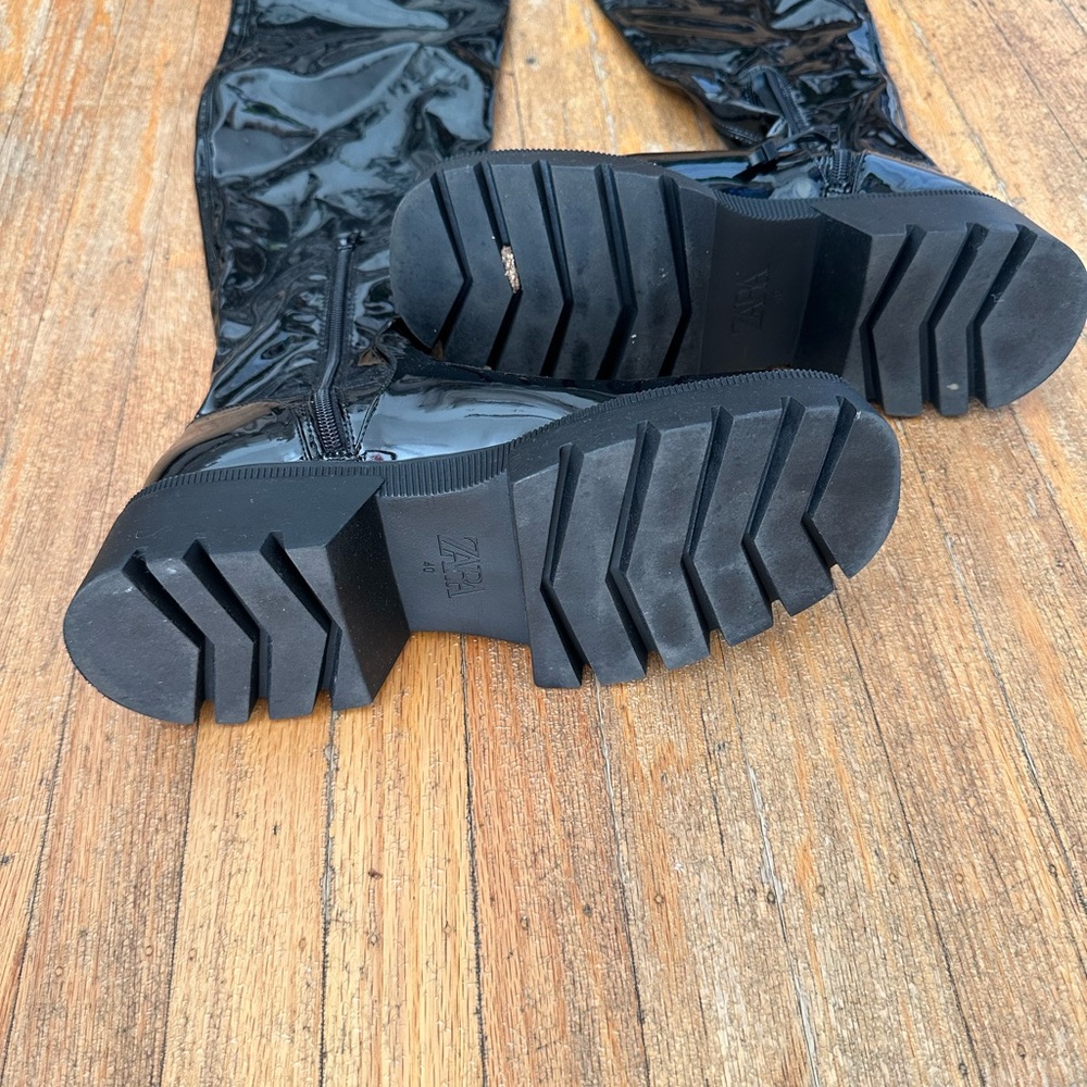 Zara OTK Chunky Boots 🕷️ - Picture 4 of 5